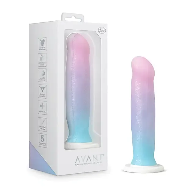 Blush Blush Avant D17 Lucky 8 in Silicone Dildo with Suction Cup Female Sex Toys