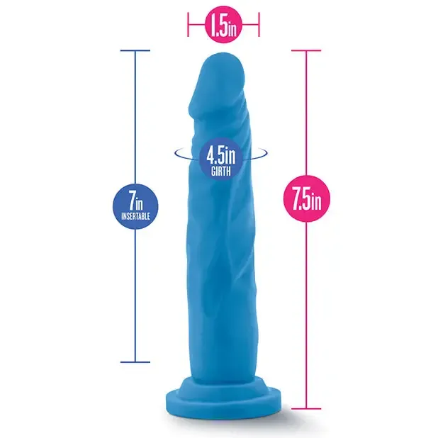 Blush Neo 6 in Dual Density Dildo with Balls Suction Cup Neon Green Blush Dildos Blush Neo 6 in Dual Density Dildo with Balls Suction Cup Neon Green Blush Dildos