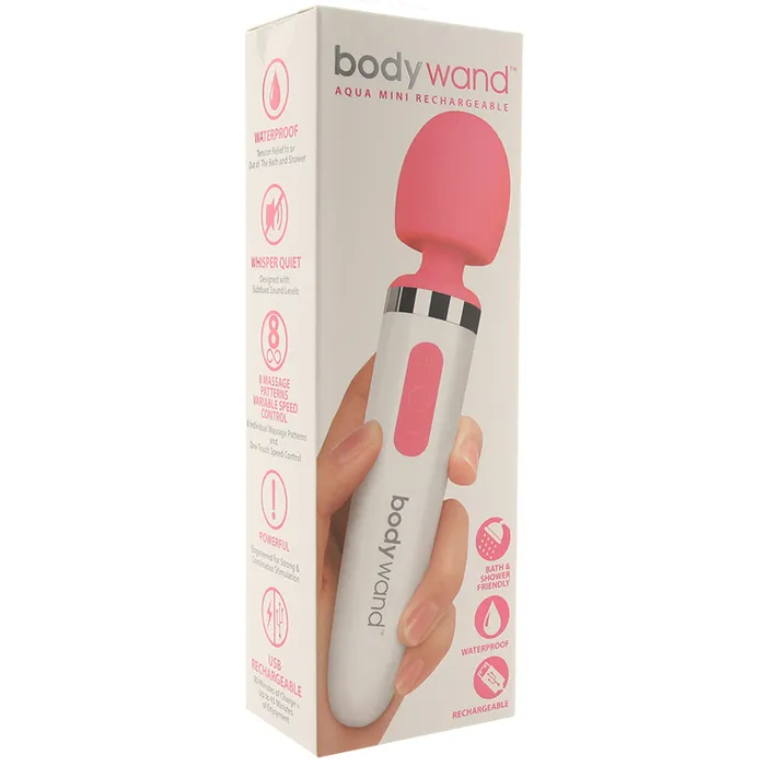 BodyWand Aqua Mini Rechargeable Vibe in Pink BodyWand Vibrators