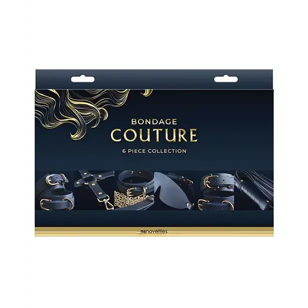 Bondage Couture 6Piece Collection Blue NS Novelties Vibrators Bondage Couture 6Piece Collection Blue NS Novelties Vibrators