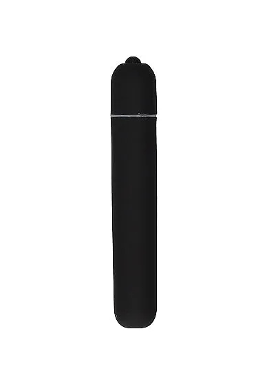Bullet Vibrator Extra Long Black HonourSkintwocom Female Sex Toys