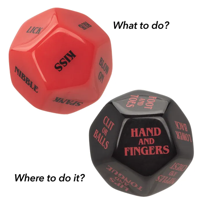 CalExotics Anal CalExotics Naughty Bits Roll Play Dice Set