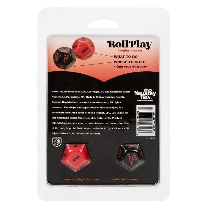 CalExotics Anal CalExotics Naughty Bits Roll Play Dice Set