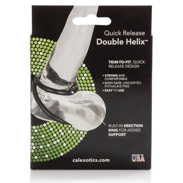 CalExotics Anal Double Helix Quick Release Erection Enhancer Black