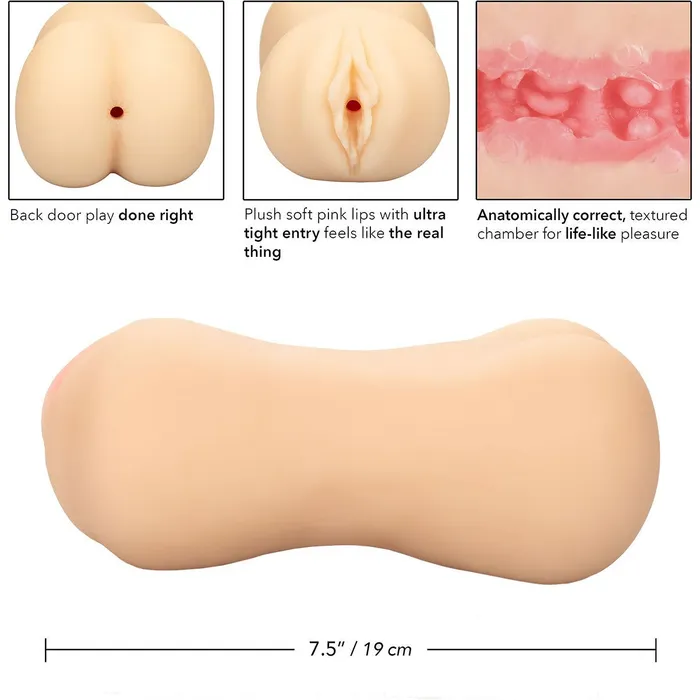 CalExotics CalExotics Stroke It Pussy Ass Masturbator Male Sex Toys