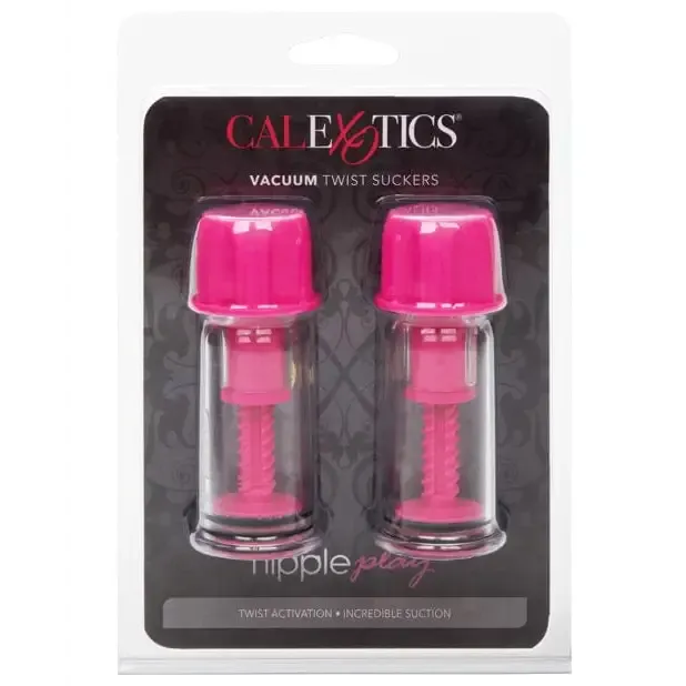 CalExotics Couples Nipple Play Vacuum Twist Suckers