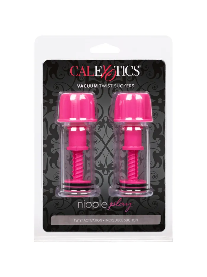 CalExotics Couples Nipple Play Vacuum Twist Suckers