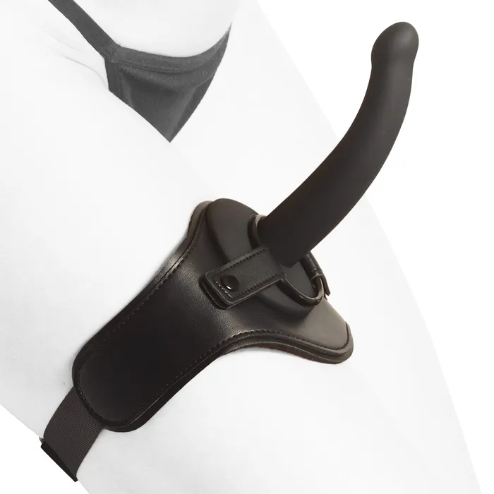 CalExotics Onyxxx Thigh StrapOn with 5 Inch Silicone Probe Anal