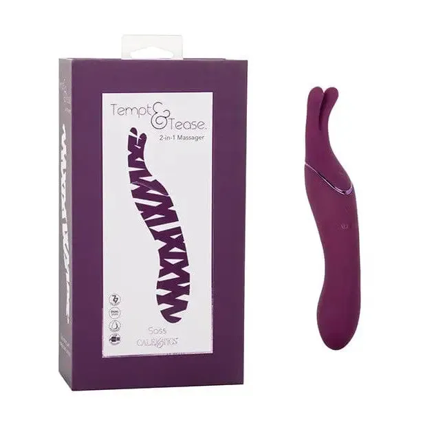 CalExotics Vibrators Tempt Tease Kiss Purple
