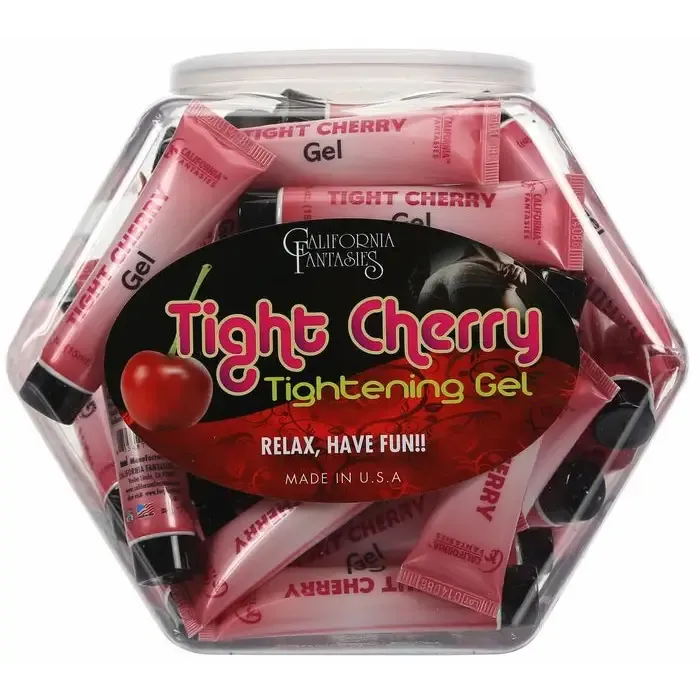 California Fantasies Enhancers Tight Cherry Tightening Gel 72pc Bowl