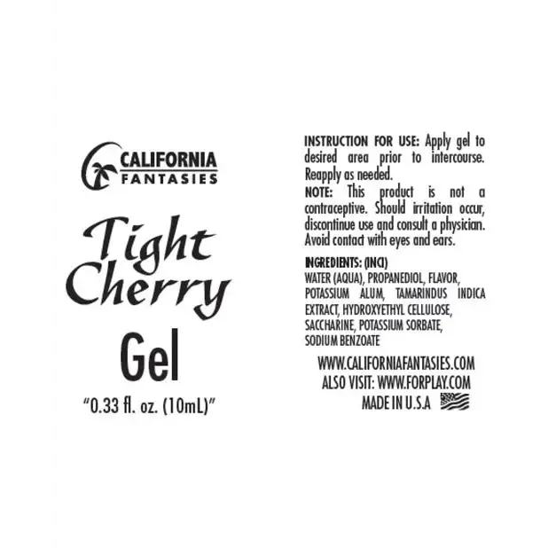 California Fantasies Enhancers Tight Cherry Tightening Gel 72pc Bowl California Fantasies Enhancers Tight Cherry Tightening Gel 72pc Bowl