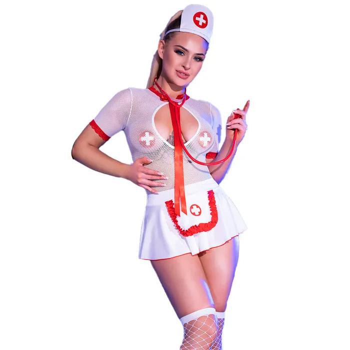 CHILIROSE Male Sex Toys CHILIROSE CR 4365 COSTUME NURSE SEXY LXL