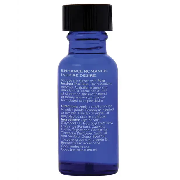 Classic Brands LLC Vibrators Pure Instinct Pheromone Fragrance Oil True Blue 05oz Classic Brands LLC Vibrators Pure Instinct Pheromone Fragrance Oil True Blue 05oz