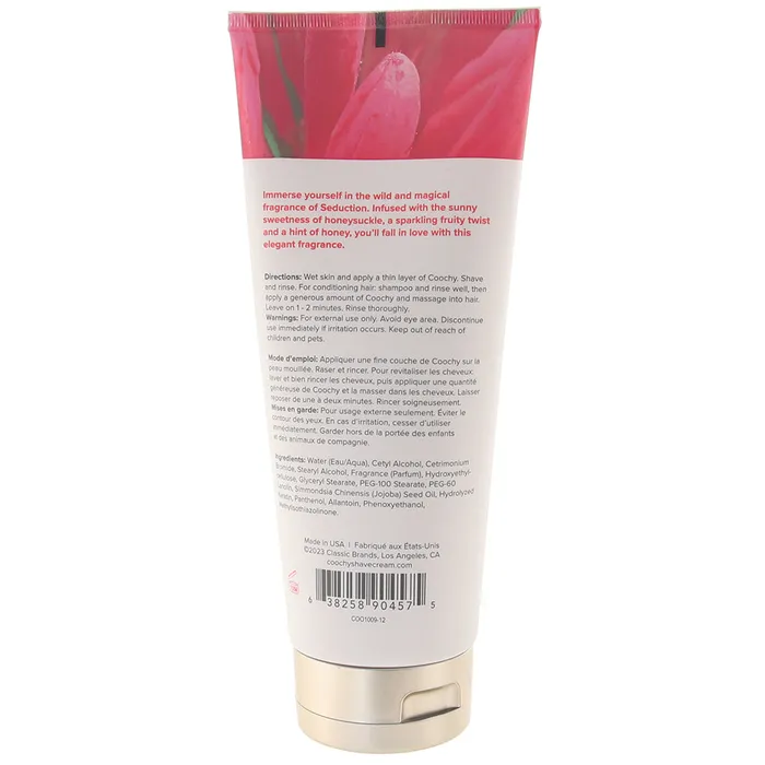 Coochy Shave Cream 125oz370ml in Seduction Classic Erotica Female Sex Toys