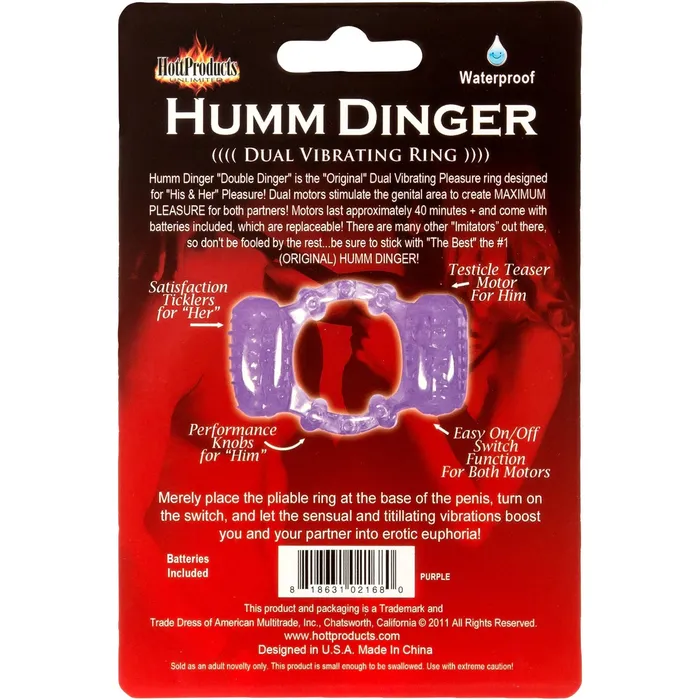 Couples HottProducts Humm Dinger Double Dinger Dual Vibrating Cock Ring Purple HottProducts Couples HottProducts Humm Dinger Double Dinger Dual Vibrating Cock Ring Purple HottProducts