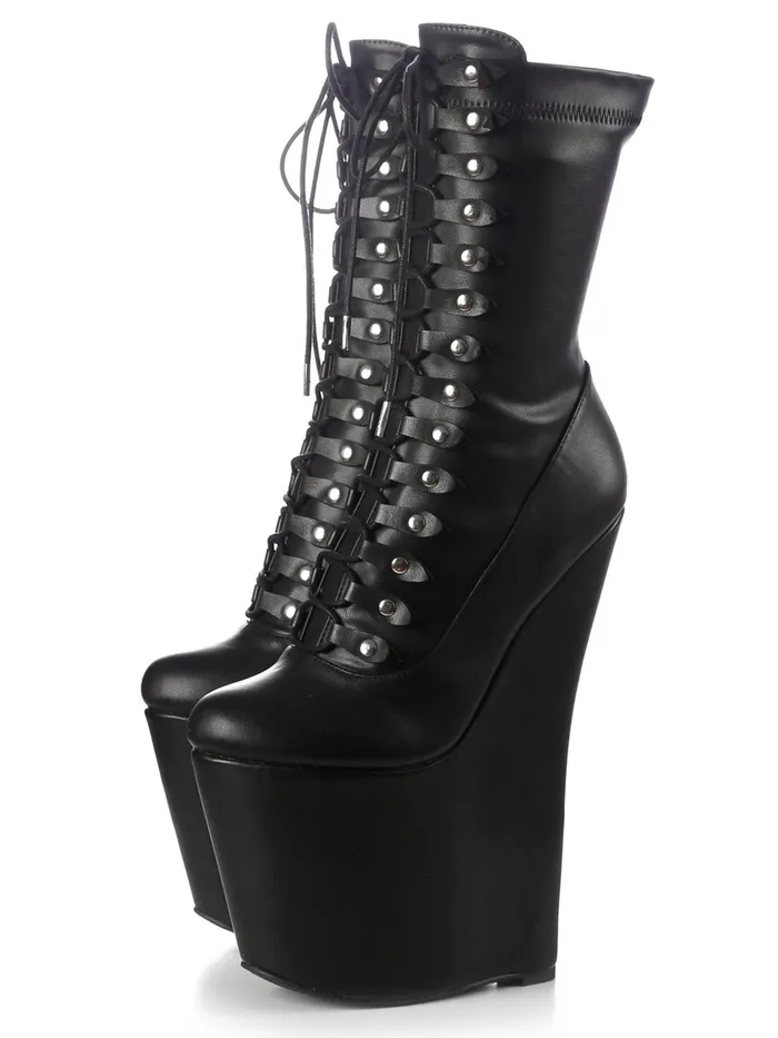 Crypt LaceUp Platform Ankle Boots HonourSkintwocom Couples Crypt LaceUp Platform Ankle Boots HonourSkintwocom Couples