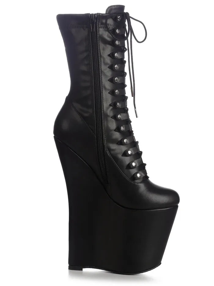 Crypt LaceUp Platform Ankle Boots HonourSkintwocom Couples Crypt LaceUp Platform Ankle Boots HonourSkintwocom Couples