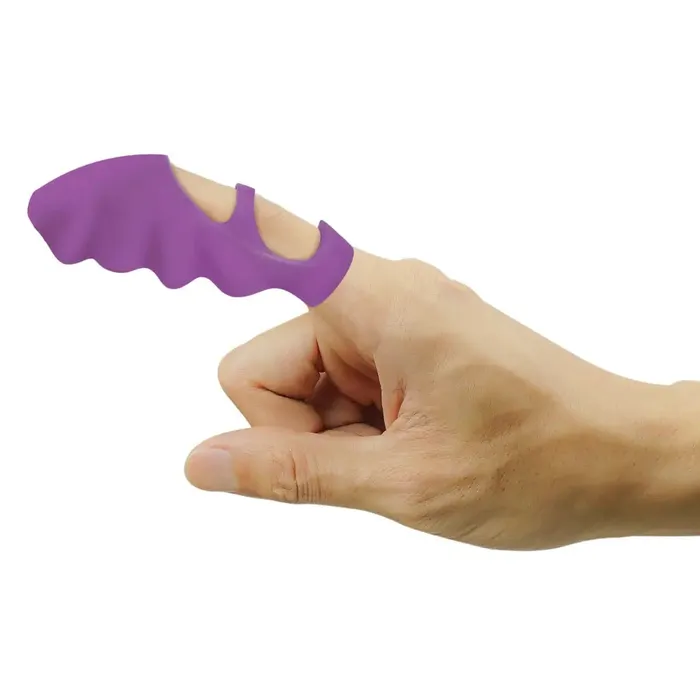 Curve Toys Female Sex Toys Thrillher Silicone Finger Vibrator