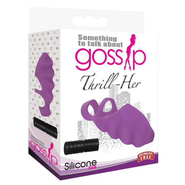 Curve Toys Female Sex Toys Thrillher Silicone Finger Vibrator