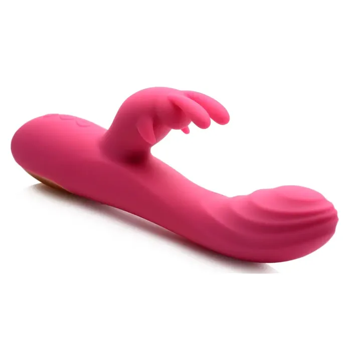 Curve Toys Huggers 10x Silicone Rabbit Vibrator Female Sex Toys