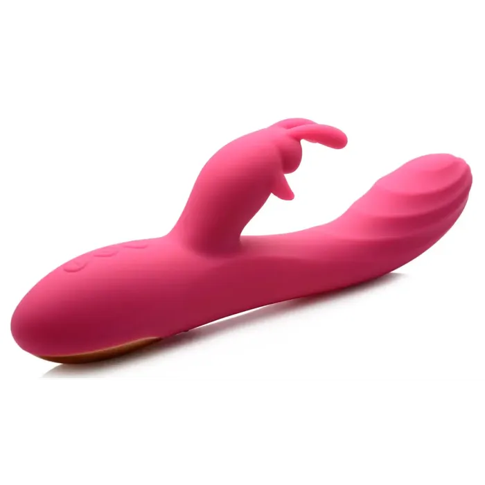 Curve Toys Huggers 10x Silicone Rabbit Vibrator Female Sex Toys