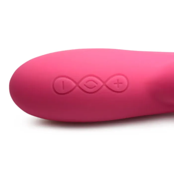Curve Toys Huggers 10x Silicone Rabbit Vibrator Female Sex Toys
