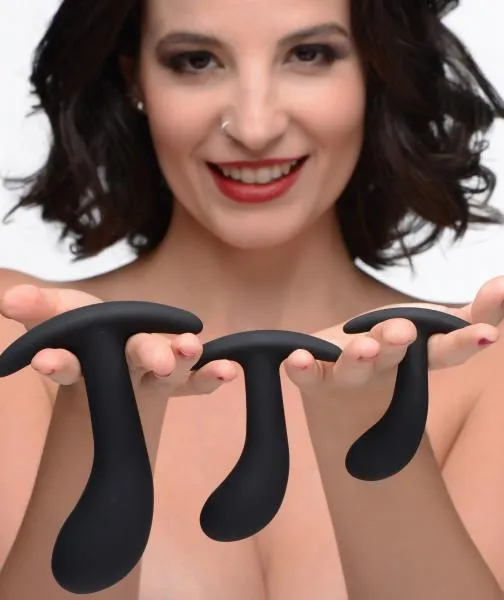 Dark Delights 3 Piece Curved Anal Trainer Set Master Series Anal