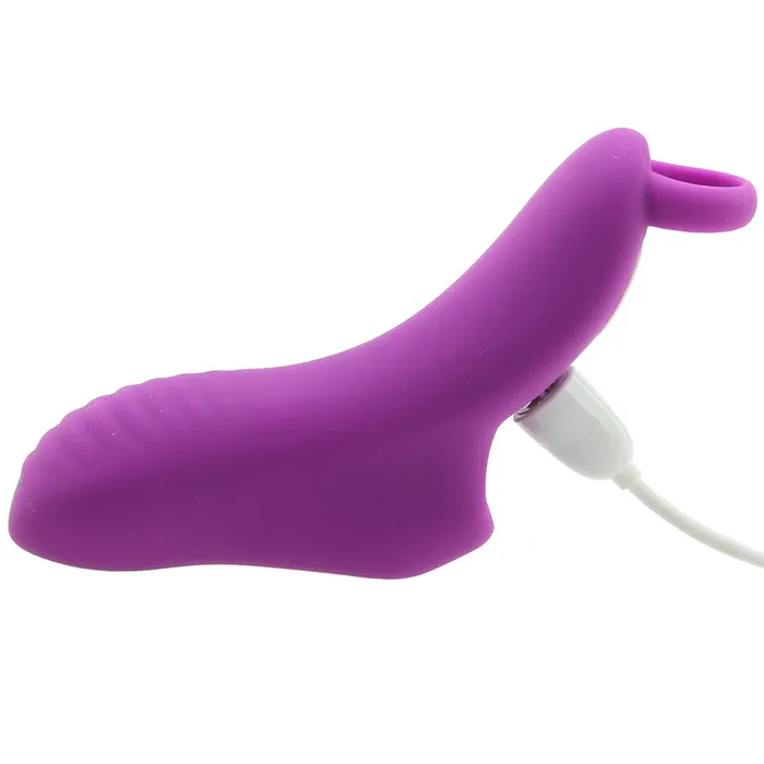 Deeva Vibrators Fuzu Silicone Fingertip Massager Vibe in Purple Deeva Vibrators Fuzu Silicone Fingertip Massager Vibe in Purple