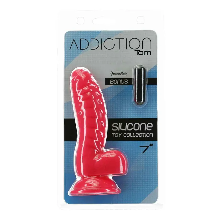 Dildos Addiction Addiction Tom 7 Dildo With Balls Pink