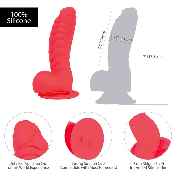 Dildos Addiction Addiction Tom 7 Dildo With Balls Pink