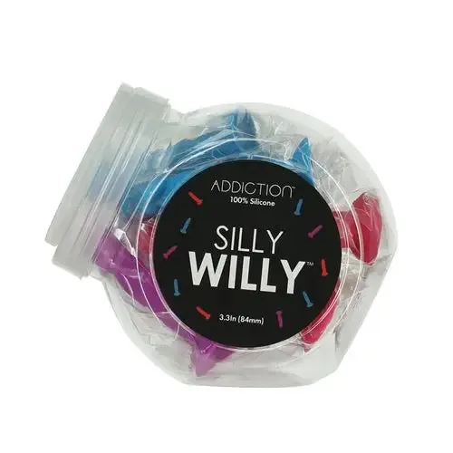 Dildos BMS Enterprises Addiction Silly Willy Glow In The Dark Mini Dongs 12pc Bowl Dildos BMS Enterprises Addiction Silly Willy Glow In The Dark Mini Dongs 12pc Bowl