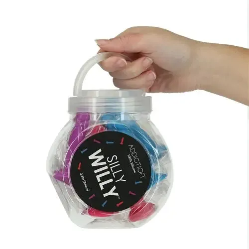 Dildos BMS Enterprises Addiction Silly Willy Glow In The Dark Mini Dongs 12pc Bowl Dildos BMS Enterprises Addiction Silly Willy Glow In The Dark Mini Dongs 12pc Bowl