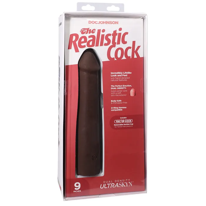 Dildos Doc Johnson The Realistic 9 Inch Cock in Chocolate