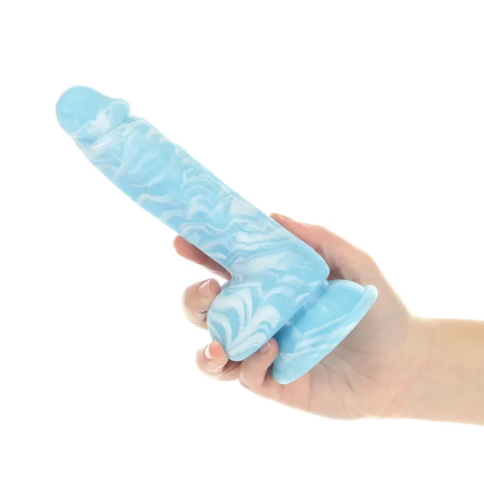 Dildos PL Pure Love Realistic Silicone GlowInTheDark Dildo 75 In Blue