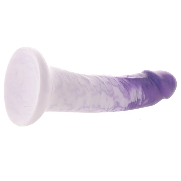 Dildos XR Brands Strap U Real Swirl Silicone Dildo in Purple Dildos XR Brands Strap U Real Swirl Silicone Dildo in Purple