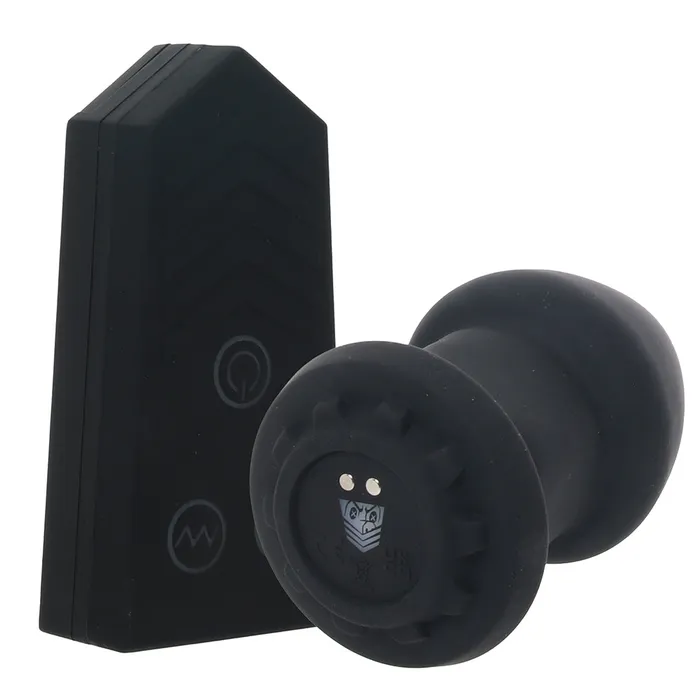Doc Johnson Anal Fort Troff Robo Rimmer Remote Plug in Black