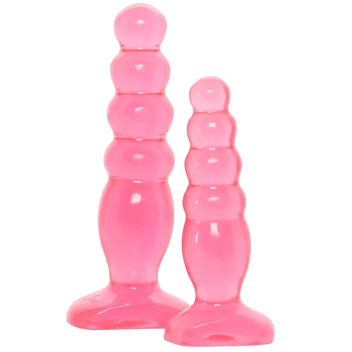 Doc Johnson Crystal Jellies Anal Delight Trainer Kit in Pink Anal