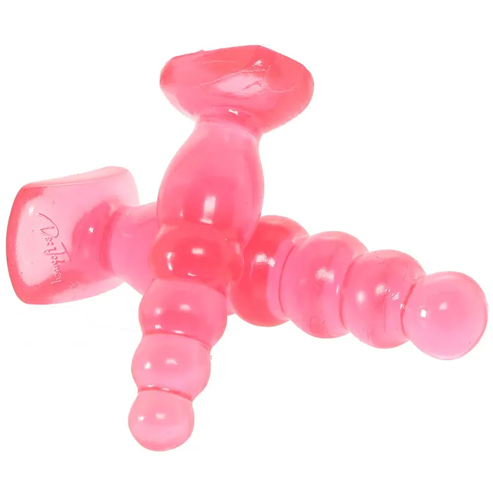 Doc Johnson Crystal Jellies Anal Delight Trainer Kit in Pink Anal