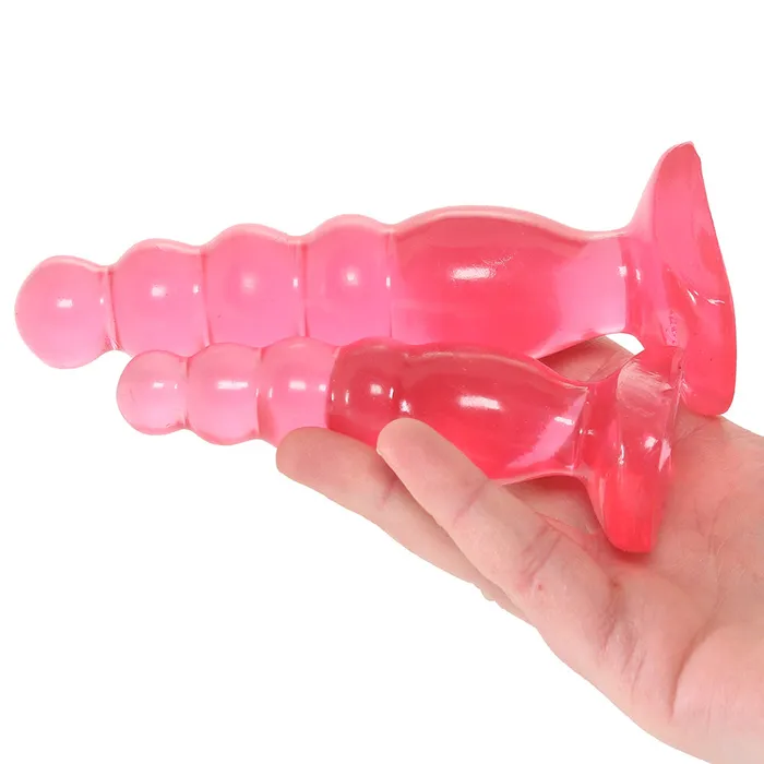 Doc Johnson Crystal Jellies Anal Delight Trainer Kit in Pink Anal