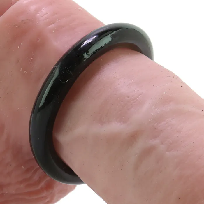 Elastomer Cock Ring Relaxed Fit in Black Spartacus Male Sex Toys Elastomer Cock Ring Relaxed Fit in Black Spartacus Male Sex Toys
