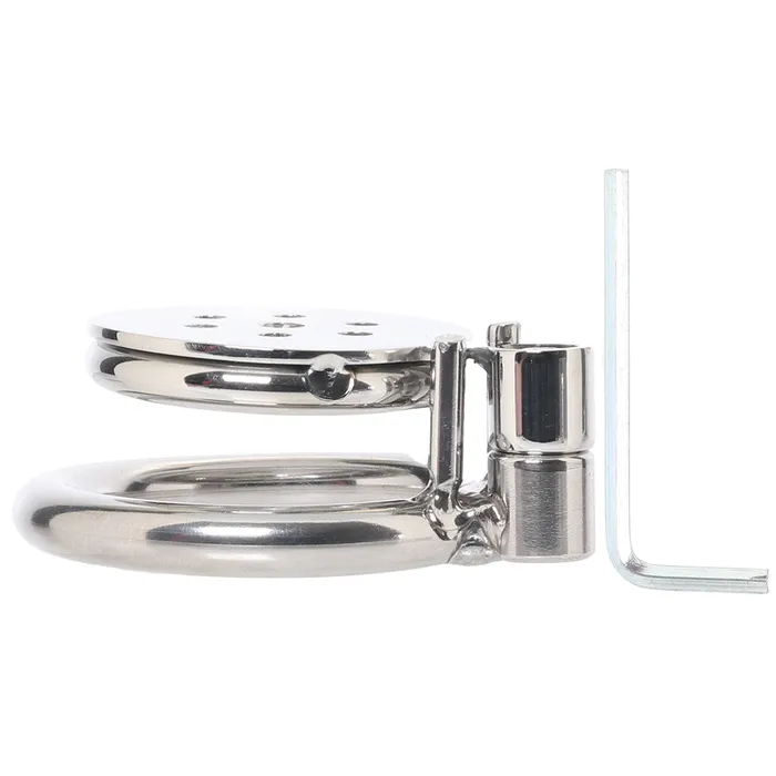 Electric Eel Male Sex Toys Lockmaster Flat Inverted Chastity Cage