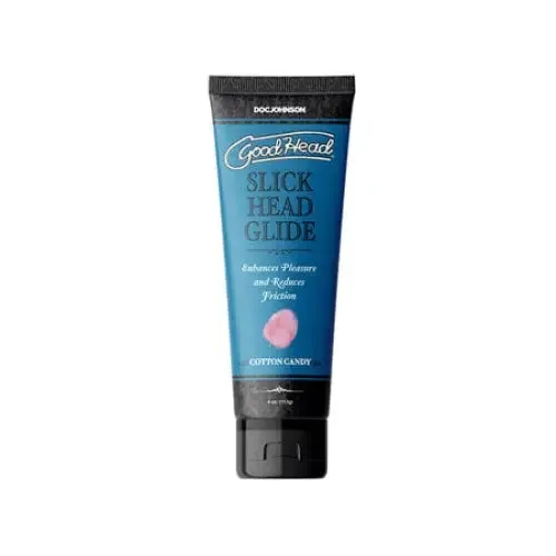 Enhancers Doc Johnson GoodHead Slick Head Glide Cotton Candy 4 oz