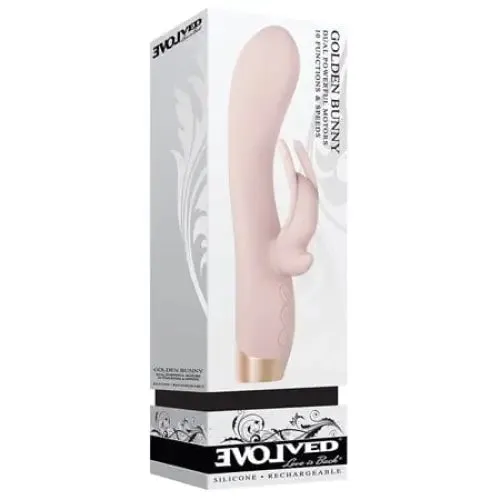 Evolved Golden Bunny Dual Motor Rabbit Vibrator Evolved Vibrators