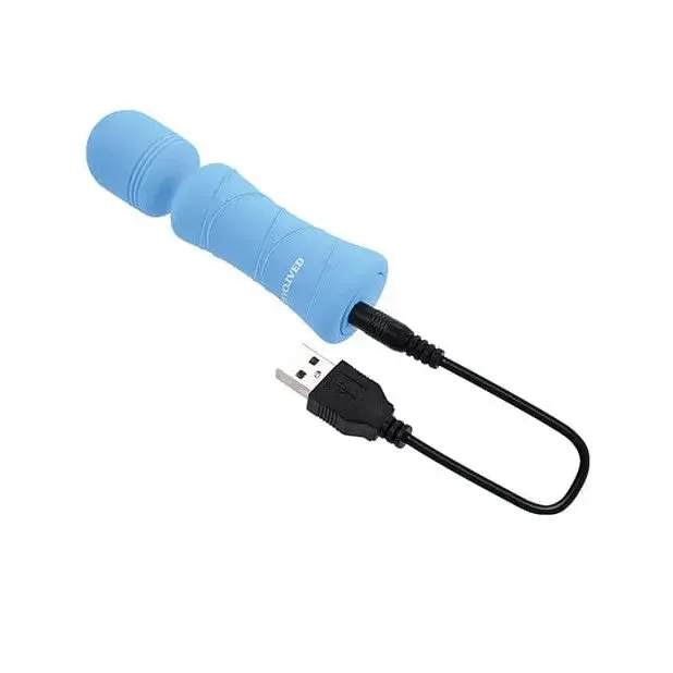 Evolved Vibrators Evolved Out Of The Blue Vibrating Mini Wand Blue