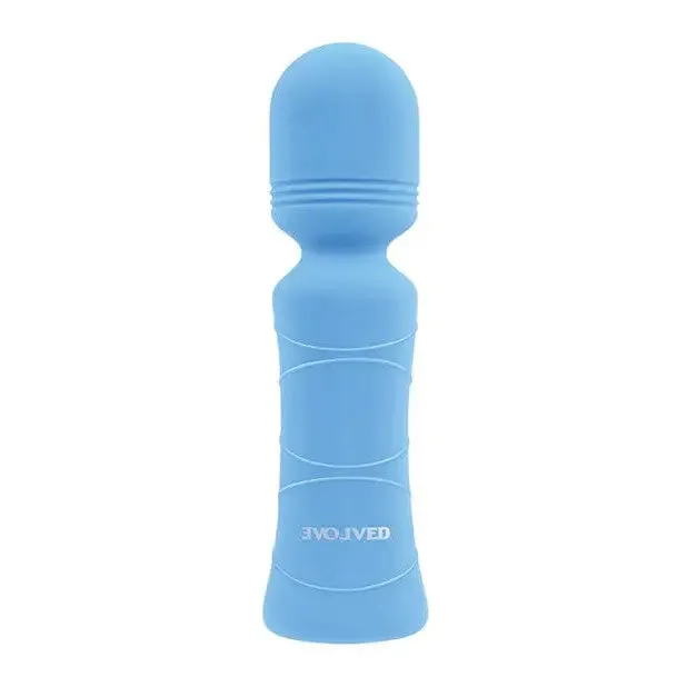 Evolved Vibrators Evolved Out Of The Blue Vibrating Mini Wand Blue