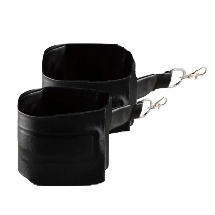 Excellent Power Anal Excellent Power Dark Magic Inflatable Love Cushion with Cuffs Black