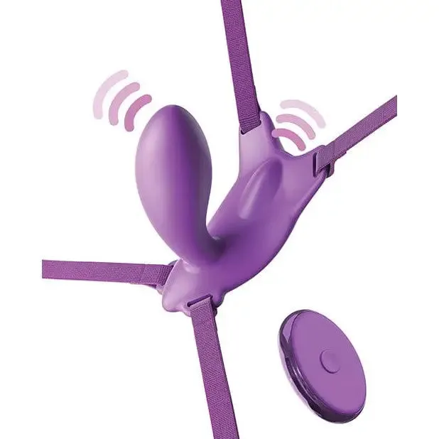 Fantasy For Her Ultimate Gspot Butterfly Strap On Purple Fantasy for Her Female Sex Toys