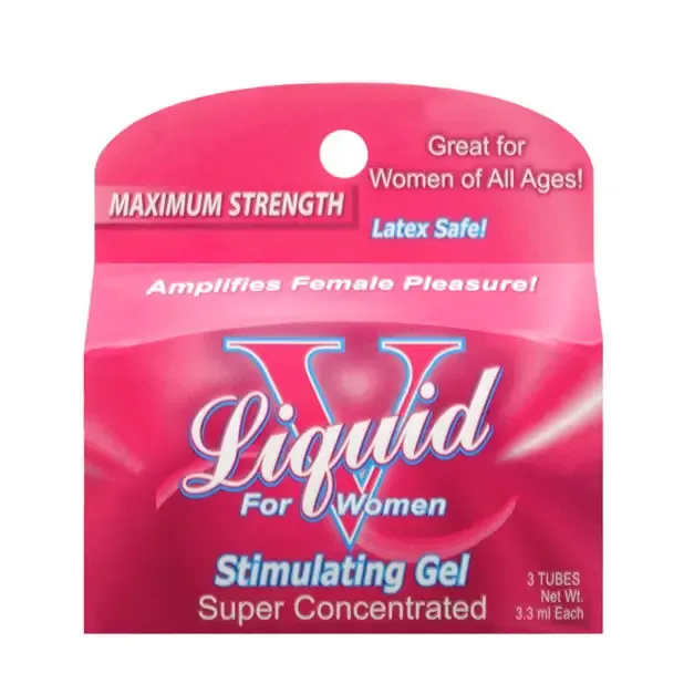 Female Sex Toys Body Action Products Liquid V Female Stimulant Pillow Box of 3