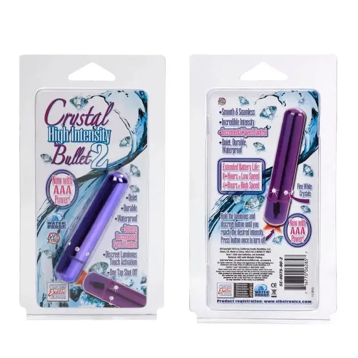 Female Sex Toys CalExotics Crystal High Intensity Bullet 2 Female Sex Toys CalExotics Crystal High Intensity Bullet 2