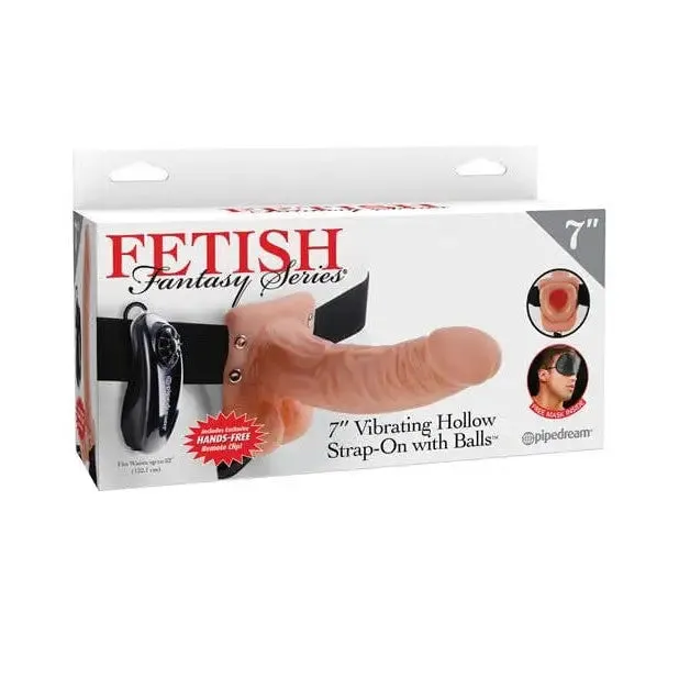 Female Sex Toys Fetish Fantasy Fetish Fantasy Series 7 Vibrating Hollow Strap On with Balls Female Sex Toys Fetish Fantasy Fetish Fantasy Series 7 Vibrating Hollow Strap On with Balls